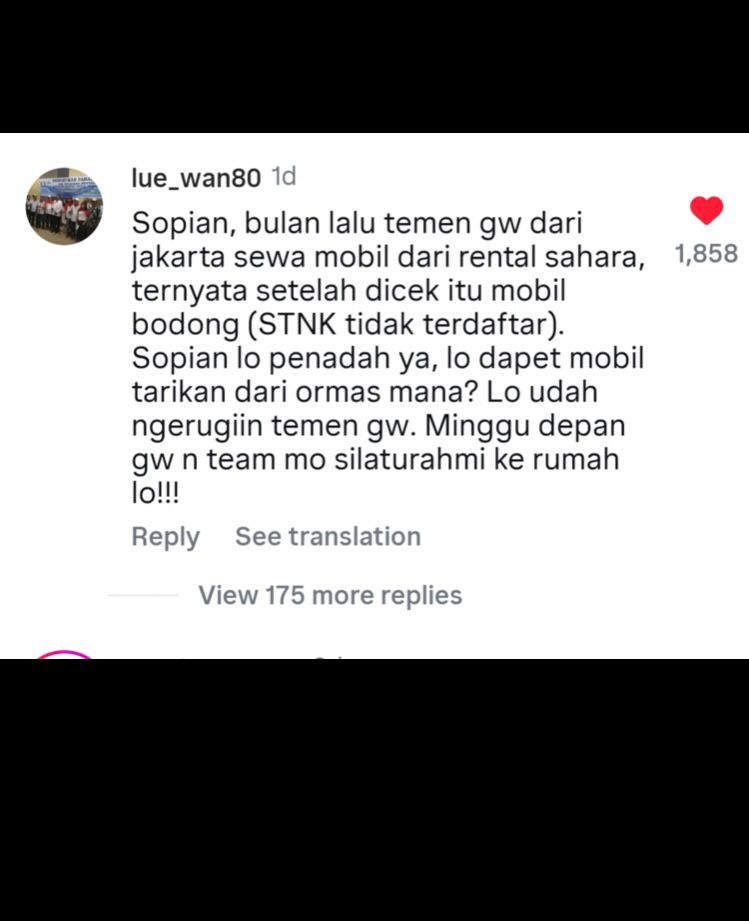 Review penyewa mobil di rental Sahara